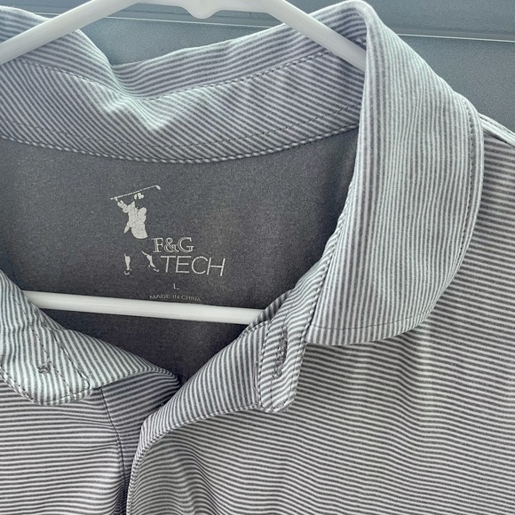 Fairway & Greene Tech Austin Stripe Polo - Picture 2 of 2